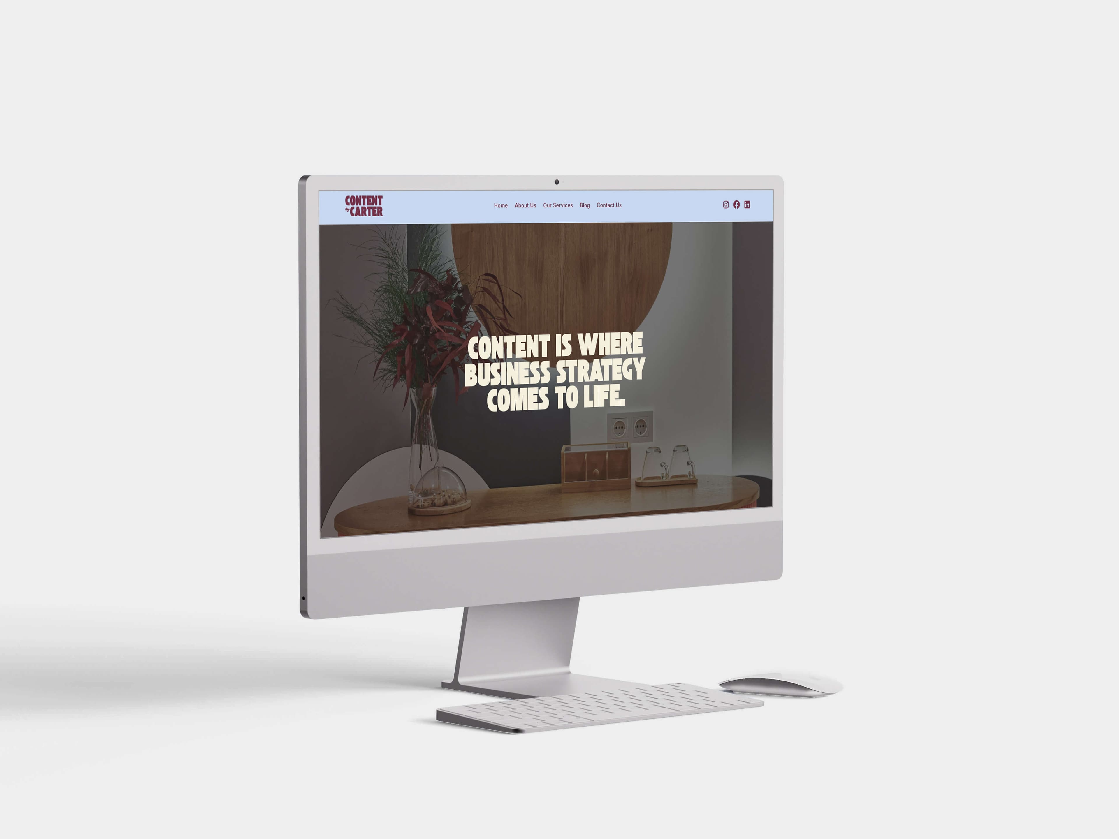 Content by Carter | Strategy-Led Marketing Website screenshot